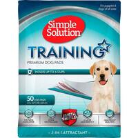 Влагопоглощающие гигиенические пеленки для собак Simple Solution Training Premium Dog Pads 58 х 60 см 50 шт