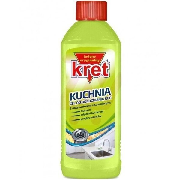

Гель для чистки труб кухни Kret 500мл