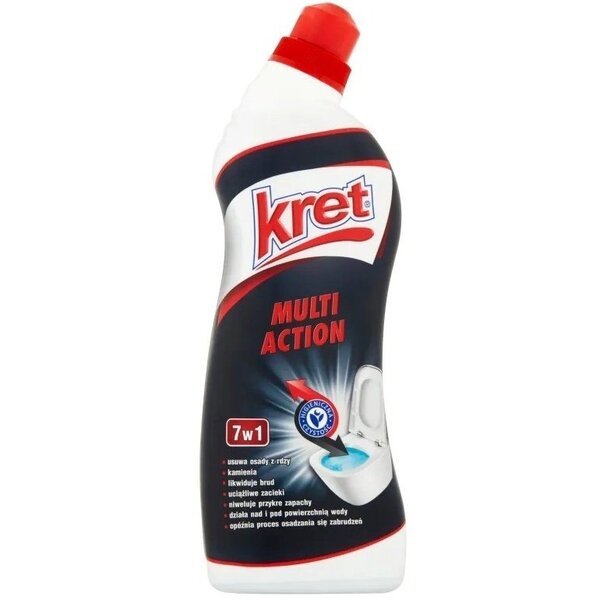 

Гель для чистки туалета Kret Multi Action 7в1 750мл