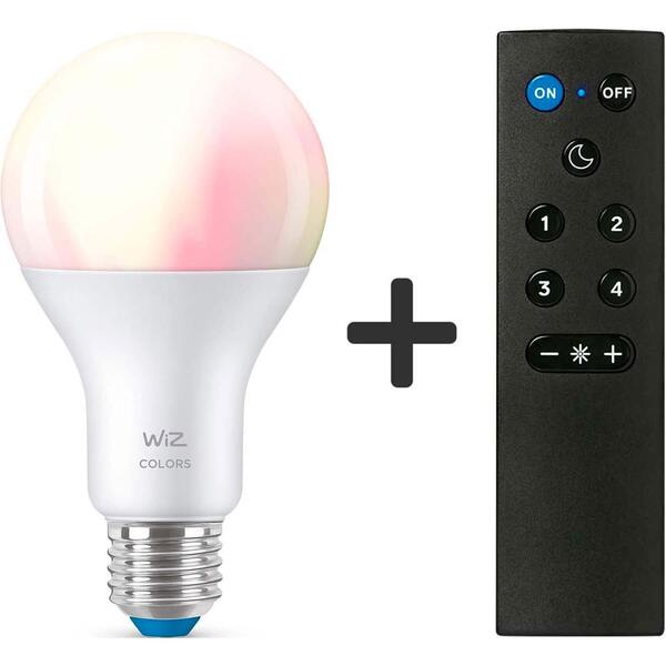 Набір Wiz (Пульт, лампа E27 RGB Wi-Fi 2 шт) (Remote_Control+E27RGB2P) 
