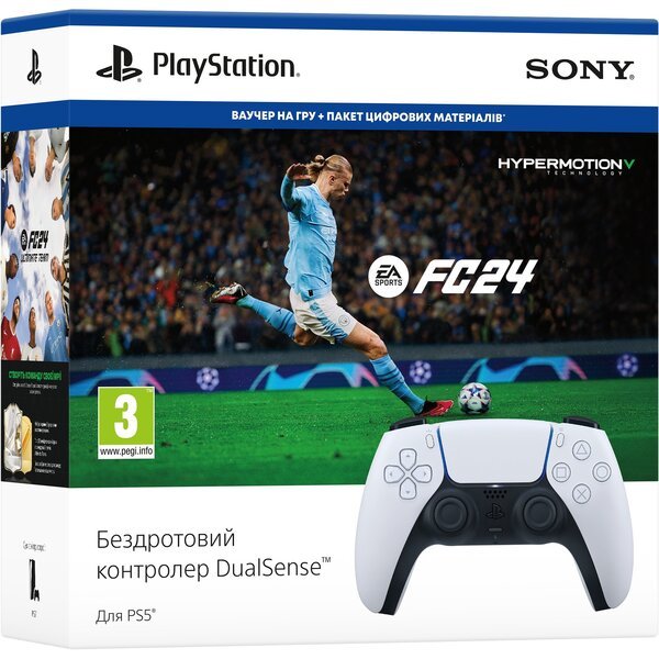 

Беспроводной геймпад DualSense PS5 White (код на EA SPORTS FC24) (1000040600)