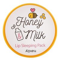 Маска для губ ночная A'pieu Honey&Milk Lip Sleeping Pack молочно-медовая 6,7г