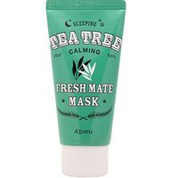 Маска для лица ночная Apieu Fresh Mate Tea Tree Calming Mask с маслом чайного дерева 50мл