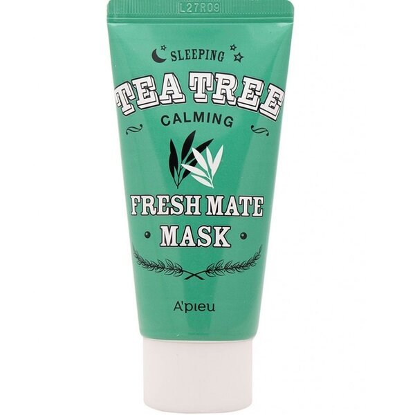 Маска для лица ночная Apieu Fresh Mate Tea Tree Calming Mask с маслом ...