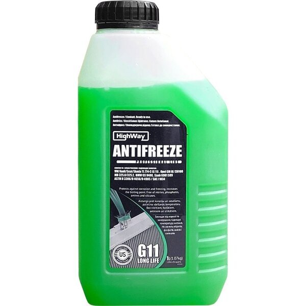 

Антифриз Highway Antifreeze -40°C Long Life G11 Зеленый 1кг (4813593933)