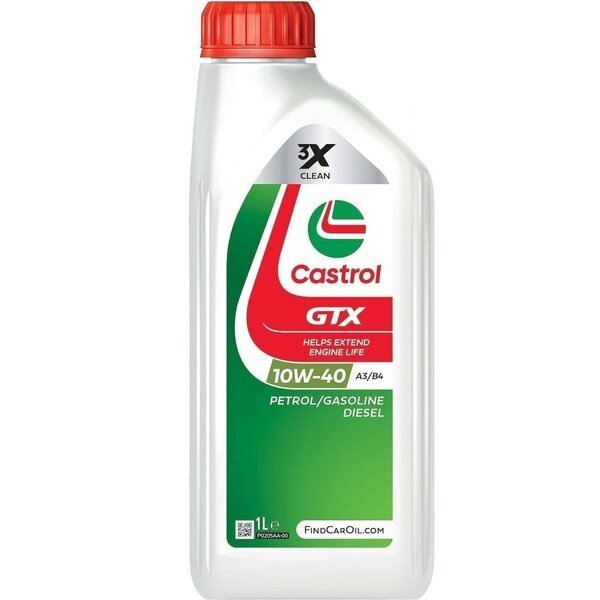 

Масло моторное Castrol GTX Ultra clean 10W-40 A3/B4, 1л (41071000855)