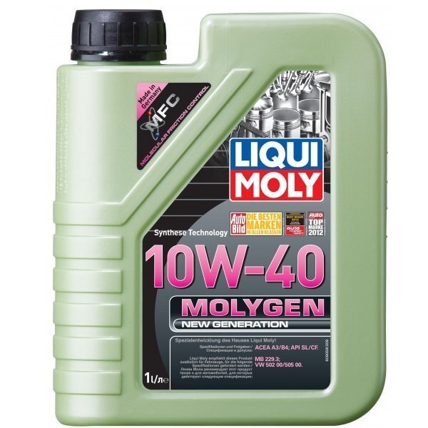 

Масло моторное Liqui Moly Molygen New Generation 10W-40, 1л (41071338841)