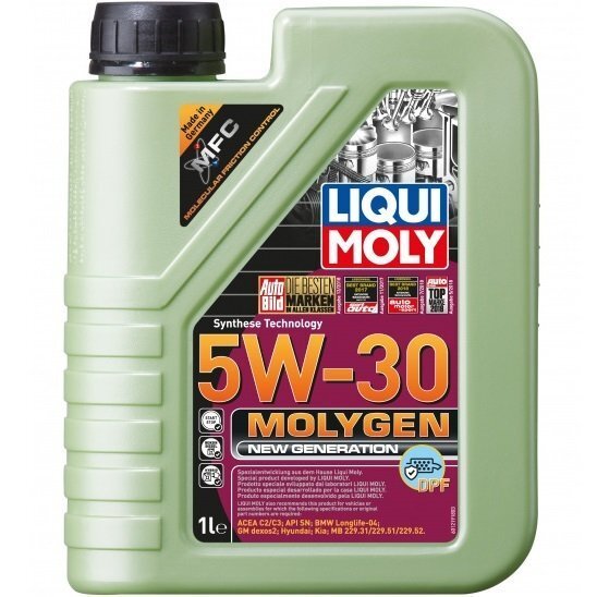 

Масло моторное Liqui Moly Molygen New Generation 5W-30 DPF, 1л (41071320398)