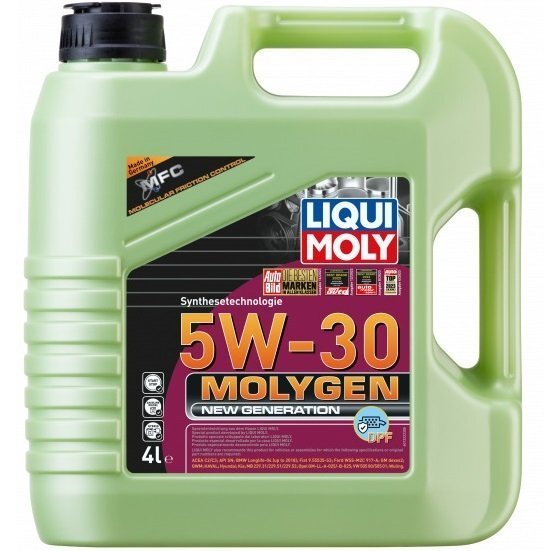 

Масло моторное Liqui Moly Molygen New Generation 5W-30 DPF, 4л (41071320399)