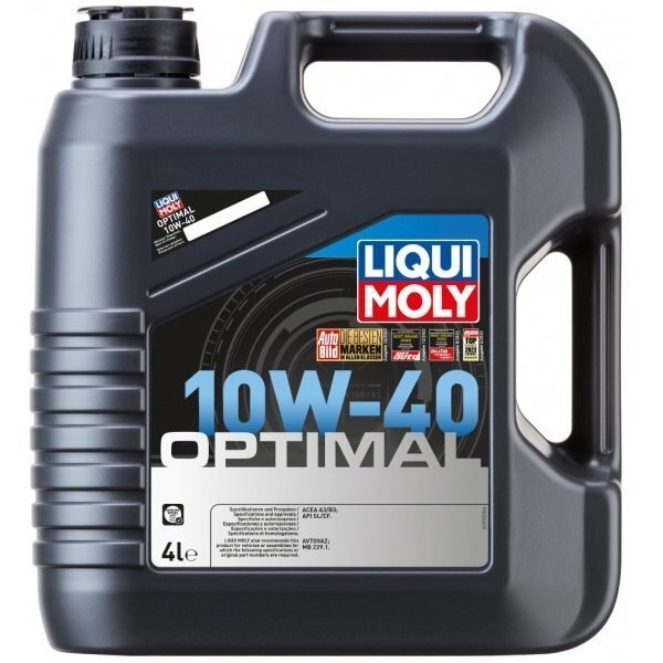 

Масло моторное Liqui Moly Optimal 10W-40, 4л (4107830878)