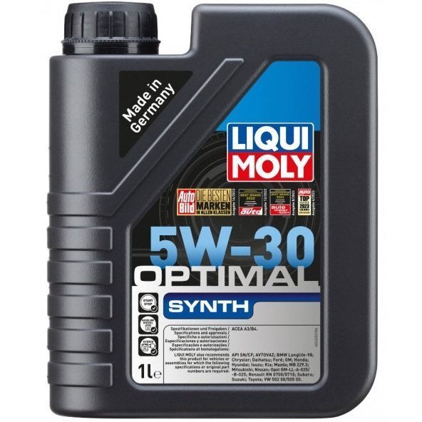 

Масло моторное Liqui Moly Optimal HT 5W-30, 1л (41021277611)