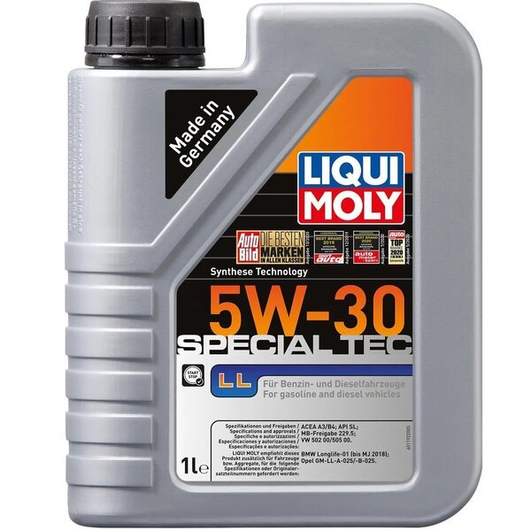 

Масло моторное Liqui Moly Special TEC LL 5W-30, 1л (4807664634)
