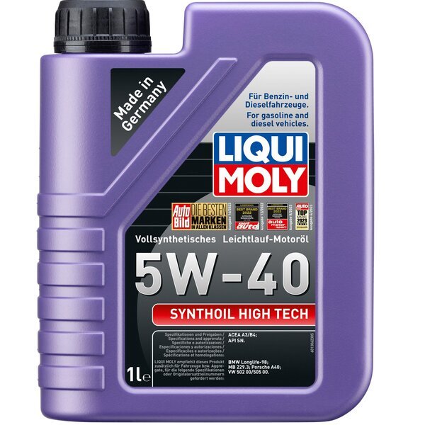 

Масло моторное Liqui Moly Synthoil High Tech 5W-40, 1л (41071339084)