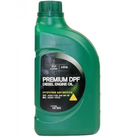 

Масло моторное Mobis Premium DPF Diesel 5W-30 ACEA C3, 05200-00120, 1л (6100694765)