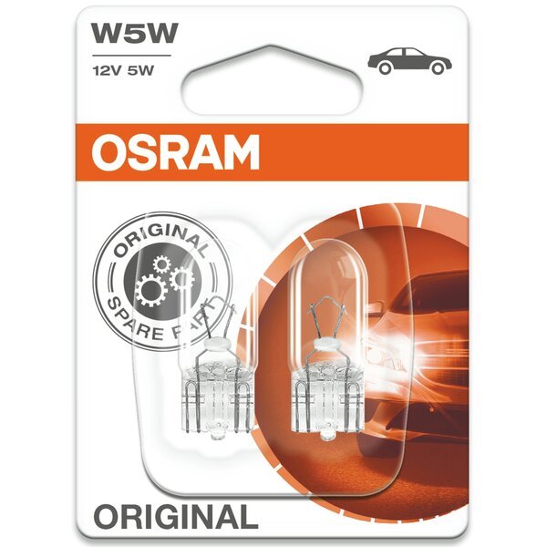 Лампа Osram накаливания 12V W5W 5W W2,1x9.5D Original Line (2шт) (OS ...