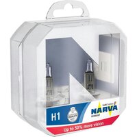 Лампа Narva галогеновая 12V H1 55W P14.5S Range Power +50% (2шт) (NV_48334.2BOX)