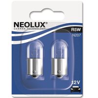 Лампа Neolux розжарювання 12V R5W 5W Ba15S Standard (2шт) (NE_N207-02B)