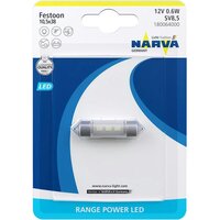 Лампа Narva светодиодная 12V 0.6W Sv8.5 Festoon Led, Range Power Led 6000K (NV_18006.1B)
