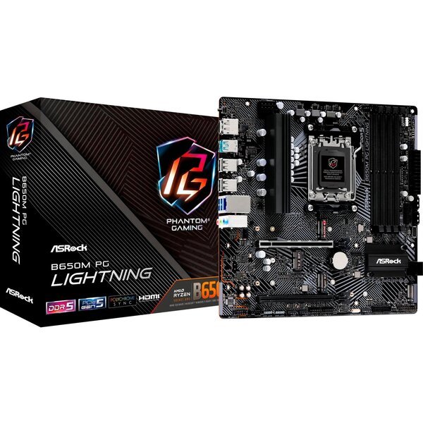 

Материнская плата ASRock B650M PG LIGHTNING