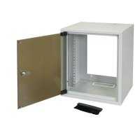 Шкаф ZPAS 7U 10" глубина 260мм. стеклянная дверь (WZ-3661-01-02-011)