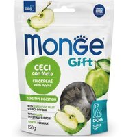 Ласощі для собак Monge Gift Dog Sensitive digestion нут з яблуком (веган) 150 г