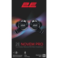 Навушники 2E Novem Pro True Wireless Waterproof Mic Black (2E-EBTWNPBK)