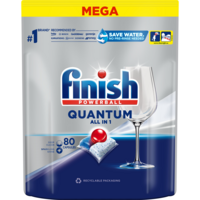 Таблетки для посудомийних машин Finish Quantum All in 1 80шт