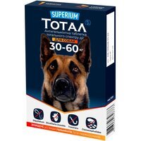 Таблетки для животных SUPERIUM Тотал тотального спектра действия для собак 30-60 кг