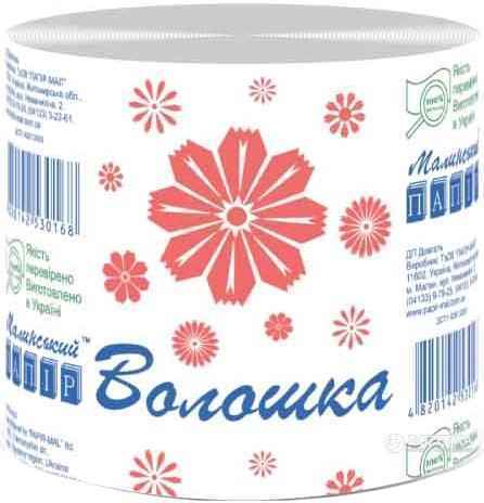 

Туалетная бумага Малинская бумага Волошка 1 слой серая