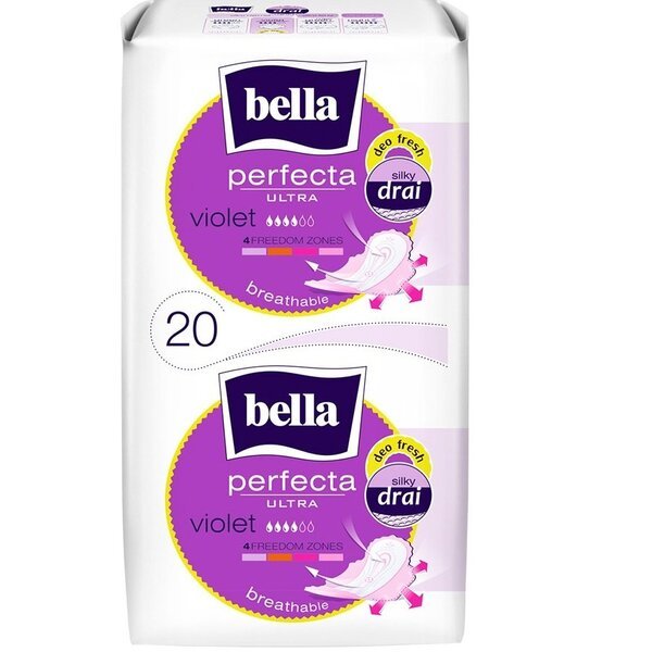 

Прокладки гигиенические Bella Perfecta Ultra Violet deo fresh 20шт