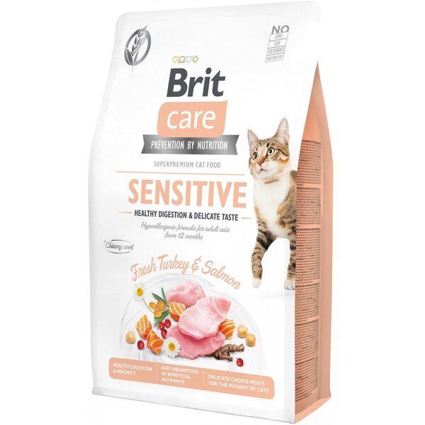 

Сухой корм Brit Care для привередливых котов с чувствительным пищеварением 2кг