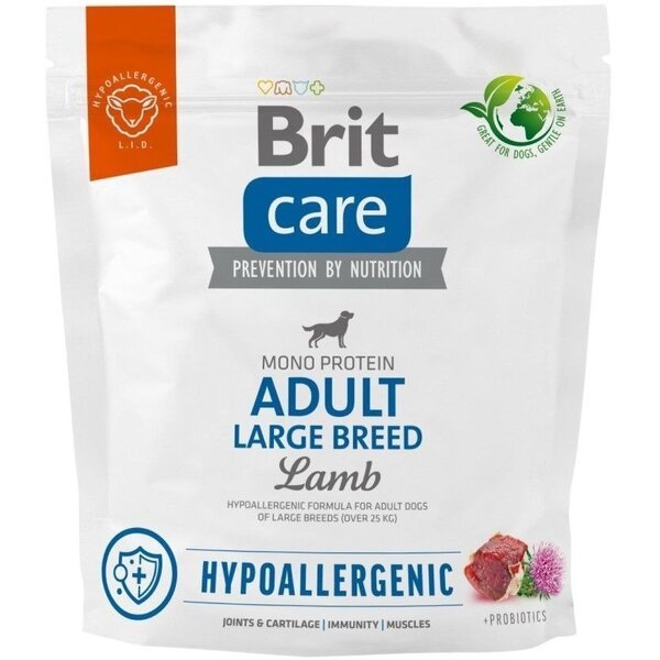 

Сухой корм Brit Care Dog Hypoallergenic для взрослых собак больших пород весом от 25кг, 1кг