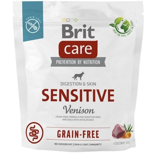 

Сухой корм Brit Care Dog Grain-free сенсітів для взрослых собак с чуствительным пищеварением 1кг