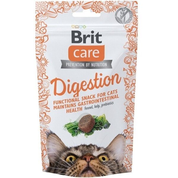 

Лакомства Brit Care Снек Digestion с тунцом , фенхелем и ламинарией для котов 50г