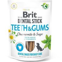 Ласощі для собак Brit Dental Stick для зубів та ясен з ромашкою та шавлією 7 шт 251г