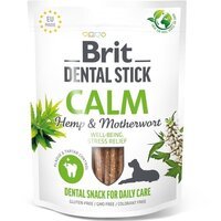 Ласощі для собак Brit Dental Stick Calm заспокійливі, коноплі з собачою кропивою 251г