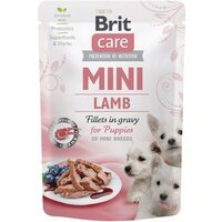 Корм Brit Care для щенков Мини Паппи с филе ягненка в соусе 85г