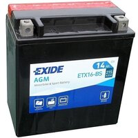 Автомобильный аккумулятор Exide 14Ah-12v (ETX16-BS) L+, EN215 (52371006686)