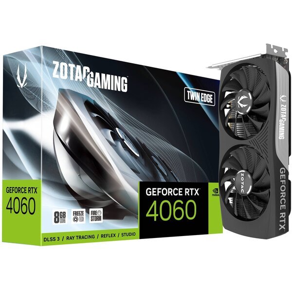 

Видеокарта ZOTAC GeForce RTX 4060 8GB GDDR6 Twin Edge