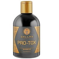 Шампунь для відновлення структури волосся Dalas Hair Pro-tox з колагеном та гіалуроновою кислотою 1л