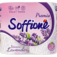 Туалетний папір Soffione Premio Toscana Lavender 3 шари 4шт