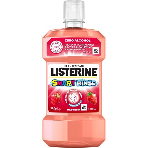 

Ополаскиватель для полости рта детский Listerine Smart Rinse 250 мл