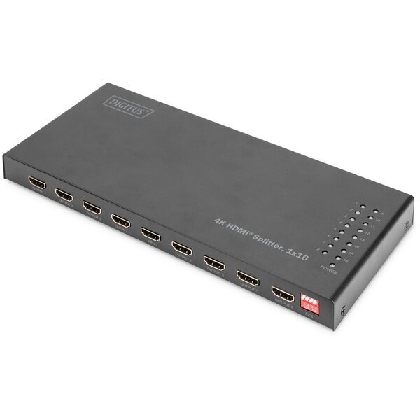 

Сплиттер DIGITUS HDMI (INx1 - OUTx16), 4K, Black (DS-45328)