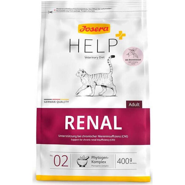 

Сухой корм для котов при хроническом заболевании почек Josera Help Renal Cat 400г