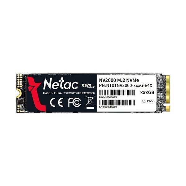 

SSD Накопитель Netac M.2 1TB PCIe 3.0 NV2000 (NT01NV2000-1T0-E4X)