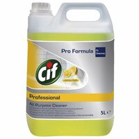 Засіб для чищення водостійких поверхонь універсальний Cif Prof концентрат, лимон 5л