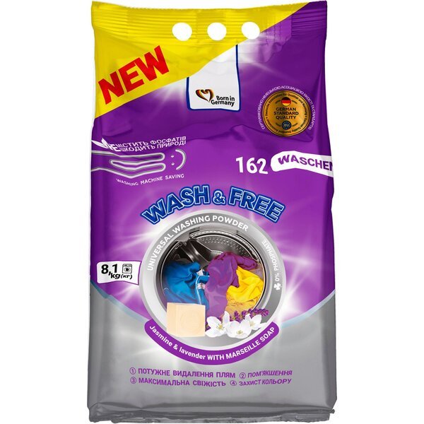 ᐉ СТИРАЛЬНЫЕ ПОРОШКИ Wash&Free – купить стиральные порошки Wash&Free в ...