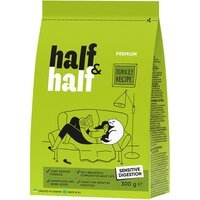 Сухий корм для котів з чутливим травленням Half&Half з індичкою 300г