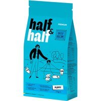 Сухий корм для цуценят всіх порід Half&Half з яловичиною 2кг