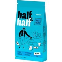 Сухий корм для цуценят всіх порід Half&Half з яловичиною 12кг